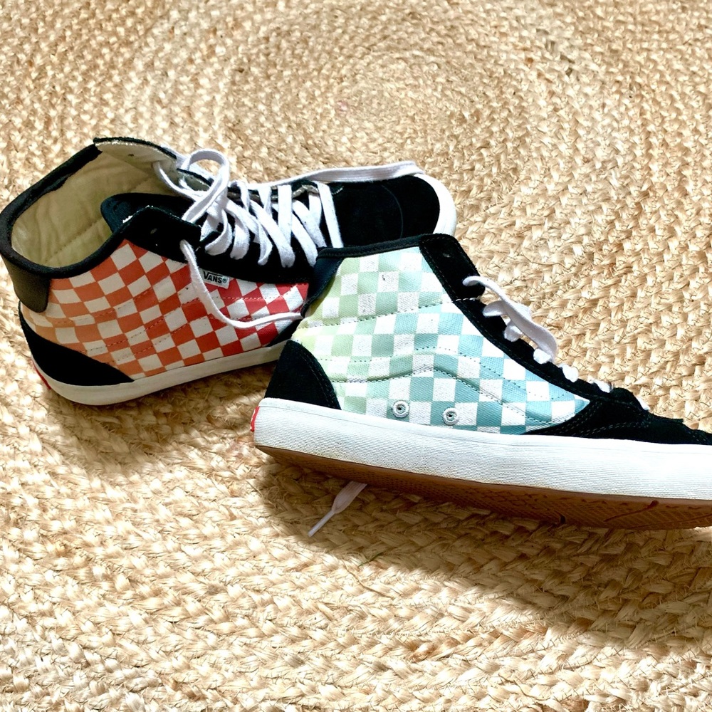 Vans Men’s Multi-color High Tops, Size 10